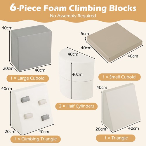 Piece foam climbing - piece, set